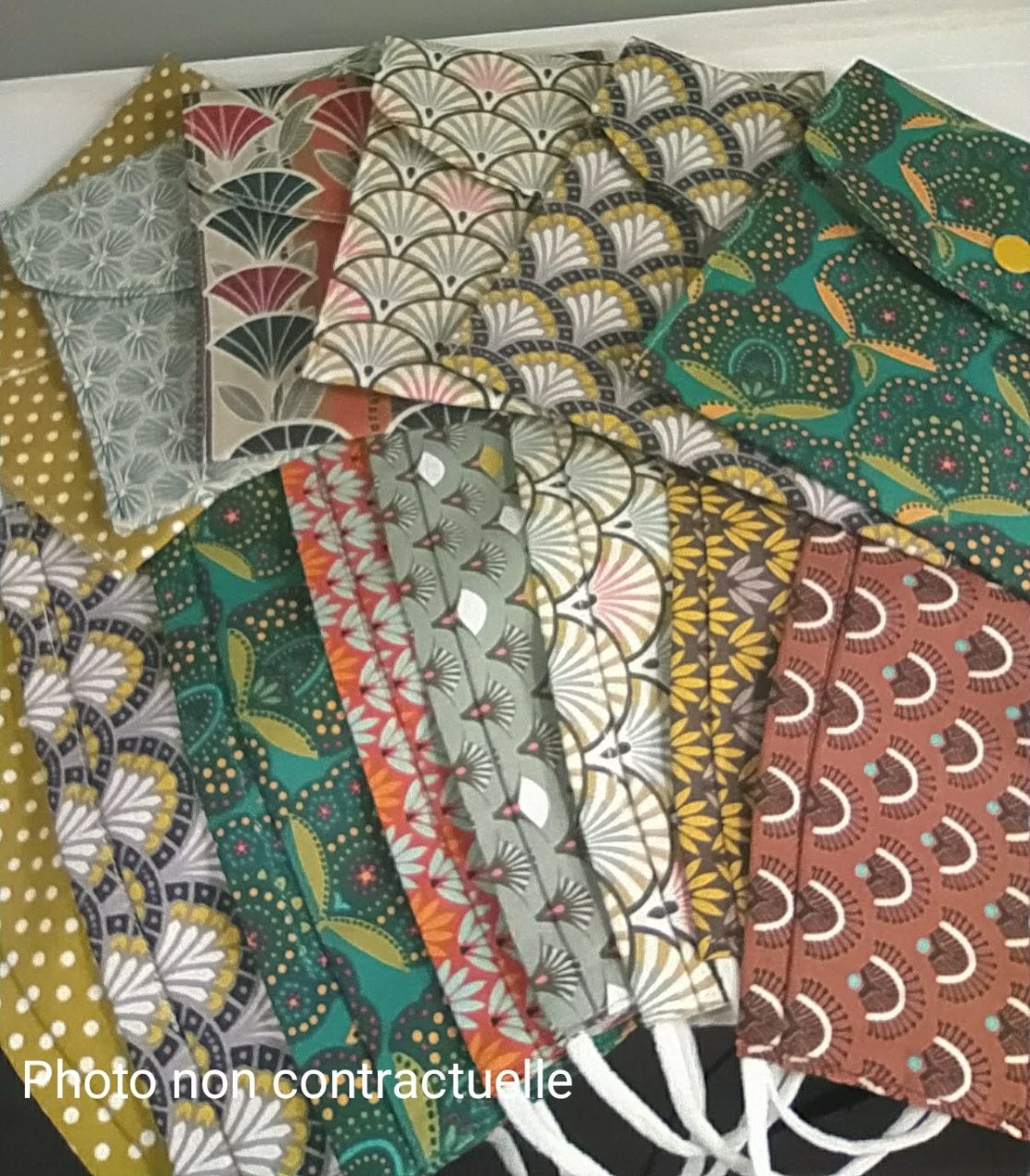 Masque barrière lot de 3 avec pochette offerte