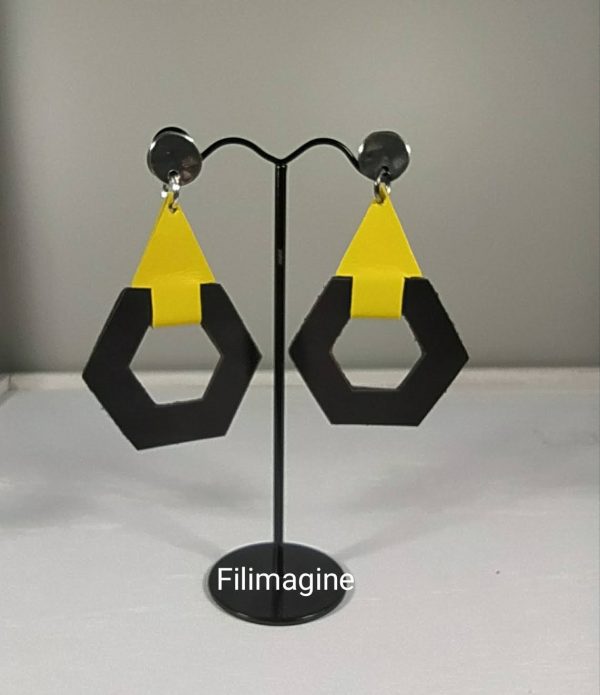 Boucles d'oreilles en cuir