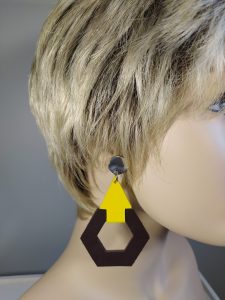 Boucles d'oreilles en cuir