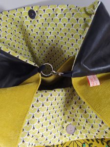 sac cabas avec double fermeture