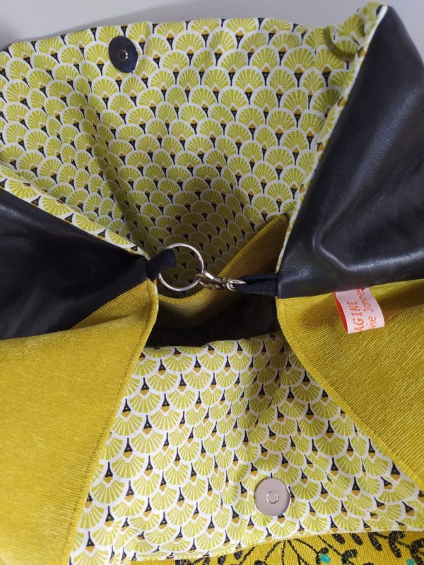 sac cabas avec double fermeture