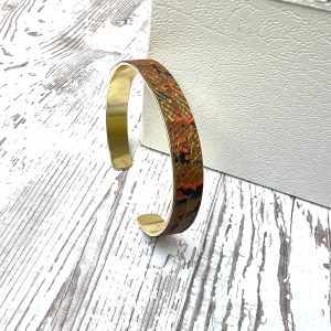 bracelet cuir peint à la main