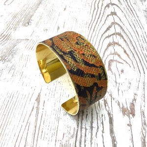 bracelet cuir peint à la main