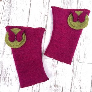 Mitaines en laine bouillie