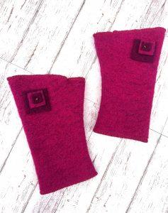 Mitaines en laine bouillie