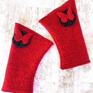 Mitaines en laine bouillie