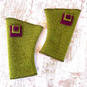 Mitaines en laine bouillie