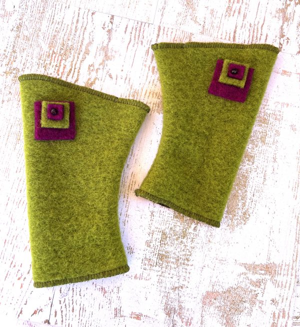 Mitaines en laine bouillie