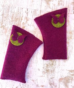 Mitaines en laine bouillie