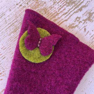 Mitaines en laine bouillie