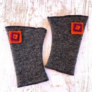 Mitaines en laine bouillie