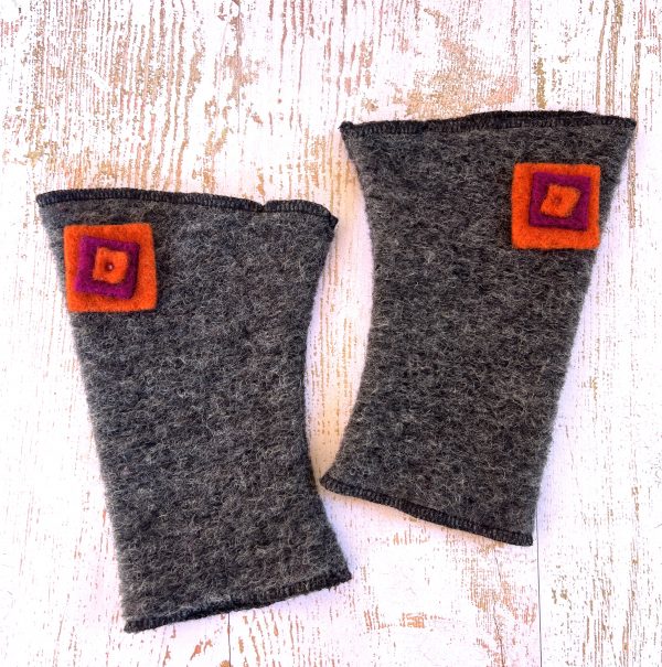 Mitaines en laine bouillie