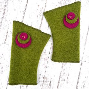 Mitaines en laine bouillie