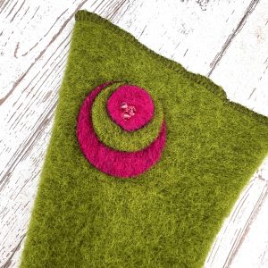 Mitaines en laine bouillie