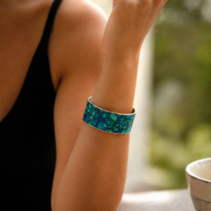 bracelet tissu enduit