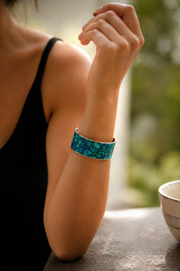 bracelet tissu enduit