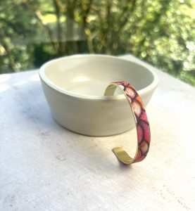 bracelet tissu enduit