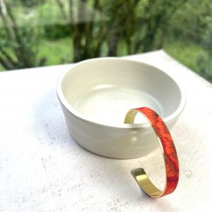 bracelet tissu enduit