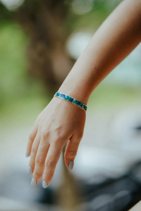 bracelet tissu enduit