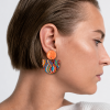 boucles d'oreilles en papier