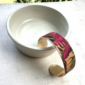bracelet tissu enduit