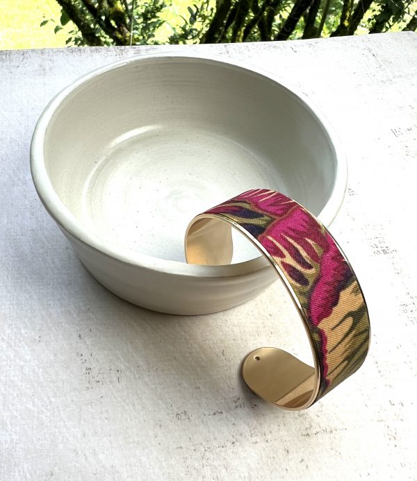 bracelet tissu enduit