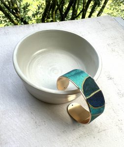 bracelet tissu enduit