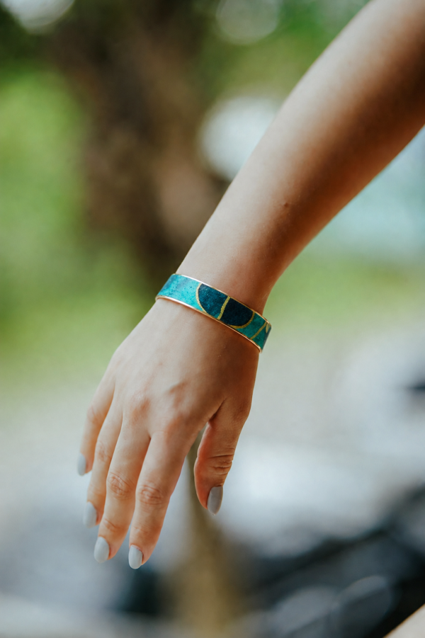 bracelet tissu enduit