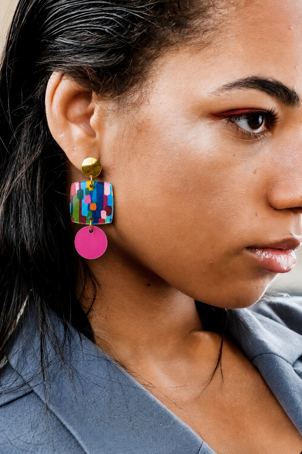Boucles d'oreilles Tokyo Colorama – Image 2