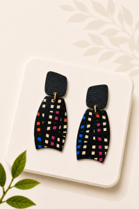 boucles d'oreilles en papier