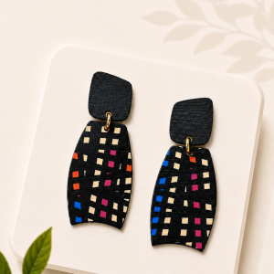 boucles d'oreilles en papier