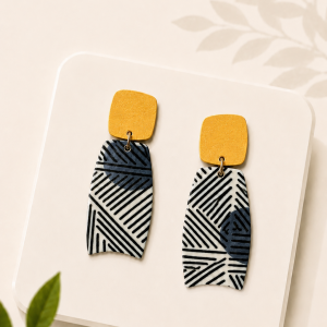Boucles d'oreilles Osaka Géométrie Solaire